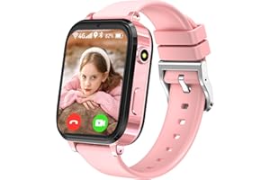 CLLEYLISE Montre Connectée Enfant GPS 4G pour Garçon - Appels Vidéo HD, Alerte SOS, Étanche IP67 - Smartwatch Éducative avec Bracelet Sécurisé et Batterie Longue Durée