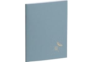 Exacompta 2110292E EasySlim 21 Planer biurkowy 15 x 21 cm, miesięczny styczeń – grudzień 2026, Azur