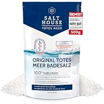 Alva® Totes Meer Badesalz 100% Naturbelassen – 500g – Für Entspannende Voll-, Teil- Und Fußbäder