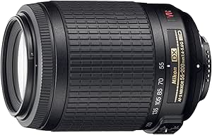 Nikon JAA798DA 55-200MM F/4-5.6 AF-S VR DX Black Lens - Bulk packaging (White box, New)
