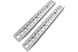 BESTEQUIP VEVOR 84 x14 Zoll Aluminiumrampen, 2722 kg Kapazität, Rampen für PKW-Anhänger, LKW, ATV, 1 Paar, 2 Rampen