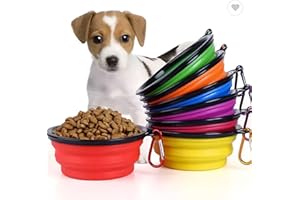 PATITAS SHOP 2Pcs Cuenco Plegable 350ml, Bebedero Gatos, Comedero Gato, Bebedero Y Comederos para Perros, Accesorios De Viaje, Bebedero Conejo, Bebedero Perro Portatil, Comedero Conejo (Rosa)