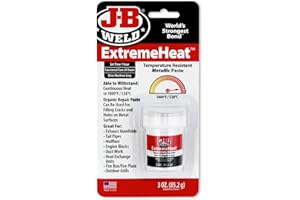 J-B Weld 37901 ExtremeHeat High Temperature Resistant Metallic Paste - 3 oz, Grey