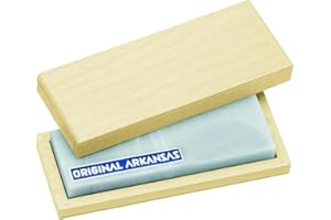 Herbertz - Pietra Arkansas Unisex, 10 x 4 cm, in Scatola di Legno, Multicolore, M