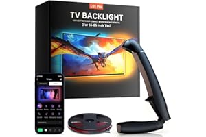 ‎GVYUGKE Gvyugke TV Hintergrundbeleuchtung, 4,5 Meter Sync TV Led Strip für 55-65 Zoll TVs und PC-Monitore, TV LED Hintergrundbeleuchtung mit Sensor, Smart-App-Steuerung, Spiel-& Musik-Sync