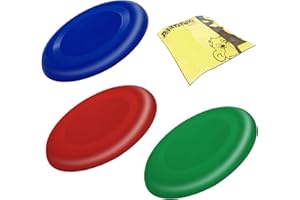 Partituki Pack de 3 Disques Volateurs pour Enfants Très facile à fixer Beaucoup plus sûr que les Frisbees standard. Anneaux volants pour enfants.