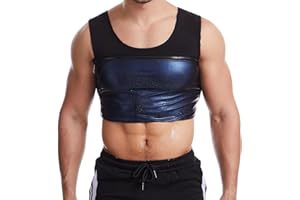 DAILISHA Sauna Suit for Men, Performance Compression Shirt, Shaper Tank Top Vest, Premium Sweatsuits for Men Workout, Gym