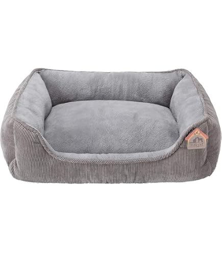 Hundebett Aus Schafwolle 40 X 60 Cm – Natürliches Hundekissen Mit Abnehmbarem Innenpolster Für Kleine & Mittlere Hunde
