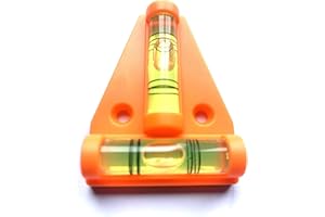 GENERIC NEW DAY SOLUTION CARAVAN TRAILER MOTOR HOME T TYPE SPIRIT LEVEL - ORANGE