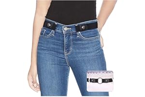 SUOSDEY No Buckle Ladies Elastic Belt for Women Mens Invisible Jeans Pants Dress Stretch Waist Belt up to 64"