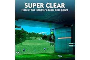 color tree 300x200cm/9.8x6.6ft Simulateur de Golf Impact Screen Projecteur écran