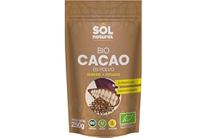 SOLNATURAL CACAO EN POLVO BIO 250 g