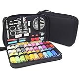 Kit Cucito 130 Pezzi Con Custodia | 24 Bobine Filo + 30 Aghi | Set Completo Per Cucito E Riparazioni - Foto 2