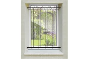 DMS Grille de Defense Droite pour Fenetre H= 75 cm x L= 60 cm (côte tableau)