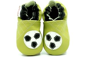 Need Sleep, Chaussons en cuir pour enfant - Chaussons en cuir souple - Pour bébé et enfant