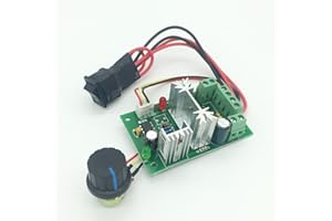Bringsmart CCM6N DC PWM Motor Speed Controller 6V-30V Variable Speed Drive 6A Positive Inversion Mini Switch Controller (Speed Controller)