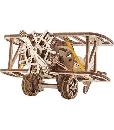 Ugears Carrousel 3D Puzzle - Modèle mécanique en bois