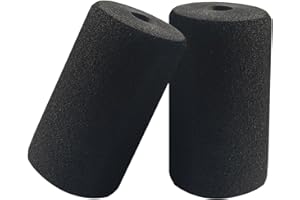 CORECISE Foot Foam Pads Rollers Replacement for Home Gym Weight Bench and Inversion Table (6.4"*3.5"*20mm 2PCS)