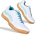 Nivia Flash 2.0 Badminton Shoes for Men | Your Go-to Shoe for Pickleball, Padel, and All Court Sports | Badminton Sports Shoes | (Blue/White/Sky Blue)