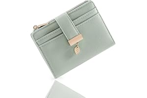 Pomelo Best kleines Portemonnaie Damen – kleine RFID Geldbörse mit Münzfach und Druckknopf – Mini Geldbeutel im Kurzformat Frauen