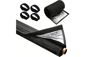 183 × 26 cm 3-lagers isoleringslock för luftkonditionering kopparrör – täcker isolering av luftkonditioneringsrör rör skyddsh