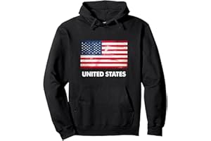 UNITED STATES FLAG T-SHIRTS Bandera americana de los estados unidos Sudadera con Capucha