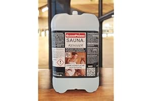CLEANPRINCE Limpiador de Sauna Líquido 5 Litros Saunaholzreiniger Limpiador de Madera Desinfección Sauna Saunadesinfektion Inmediatamente Listo para Usar Jarra de Relleno