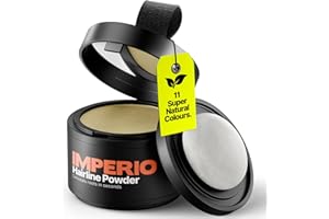 IMPERIO Root Touch Up Powder - Hairline Powder for Women and Men, Waterproof Root Touch Up to Cover Roots - Super natural Colours - 4g (Medium Blonde)