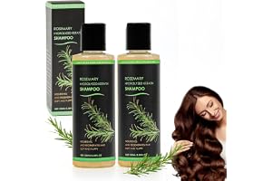 Shampoo med rosmarin för hårtillväxt, organiskt rosmarin hårtillväxtschampo, naturligt förtjockande och styrkande med hydrolyserad keratin mot tunt hår och förlust