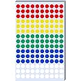 1400 Bunte Klebepunkte - 19mm Farbaufkleber Für Büro, Schule & Organisation