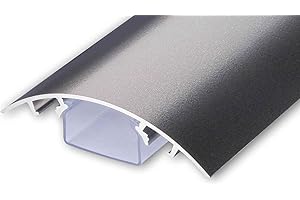 ALUNOVO TV Diseño canaleta para Cables Titanio en Diferentes Longitudes (Longitud: 30cm)