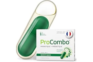 ProCombo Prоbiotique & Prébiotique pour la santé intestinale 200 milliards d'UFC