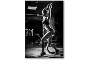 Postereck - 1215 - Hochauflösendes Fitness Poster Frau beim Training | Gym Poster Frau Sport zur Motivation | Bodybuilding Poster - Poster - 3:2-30,0 cm x 20,0 cm