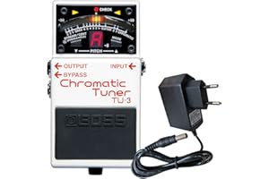 BOSS GUITAR EQUIPMENT Boss TU-3 chromatisches Stimmgerät Pedal-Tuner + keepdrum 9V Netzteil
