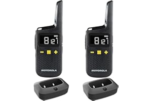 Motorola XT185 PMR446 Licence Free Two Way Walkie Talkie Business Radio – Black (Pack of 2)