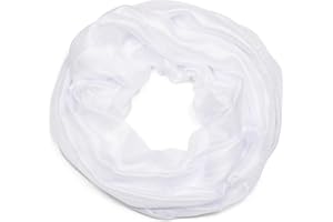 styleBREAKER Damen Loop Schal leicht und seidig in Unifarben, leichter sommerlicher Schlauchschal einfarbig 01017063