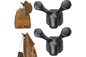 MAGITCSEE Wytrzymałe haczyki magnetyczne do płaszczy, czapek, narzędzi, mocny magnes powlekane gumą wieszaki na wszystkie metalowe powierzchnie ścienne, wszechstronna organizacja do domu, biura, garażu, rejsu,