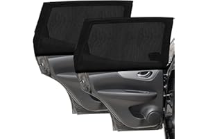 Clundoo 2 Pare-Soleil de Voiture pour Bébé, Chaussette Soleil, Bloquer Les Rayons UV, Protège Arrière pour Enfants et Animaux