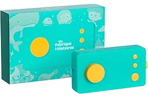 Lunii - Ma Fabrique à Histoires - Conteuse pour Enfants de 3 à 8 Ans - Livre Audio de 24 Histoires interactives Inclus - Boîte à Histoires fabriquée en France - Nouveau modèle