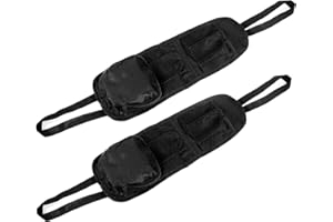 Ewwtrey 2 Pezzi Organizzatore Portaoggetti per Auto, Organizer per Auto Sedile, Coprisedile Seggiolino Auto, Borsa a Rete Universale Organizzatore, Supporto Borsa per Auto
