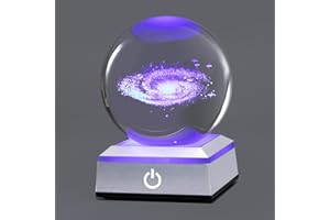 ‎YANFEYHA YANFEYHA 3D Galaxie Milchstraße Kristallkugel Multicolor Nachtlicht Dekolampe,Perfekte Muttertagsgeschenke für Mama, Ehefrau, Frau, Sie, Paare, Freundin, Besonderes Jubiläum Valentinstag Giftasy
