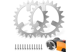 DELIXIKE Kolce do robota koszącego ze stali nierdzewnej do robota koszącego Worx WR141E / WR142E / WR143E / WR165E / WR167E, ulepszenie trakcji dla robota ze stali nierdzewnej, śruby do akcesoriów koła