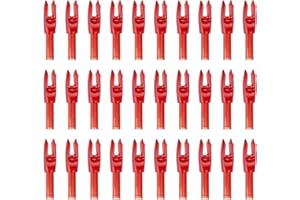 PATIKIL Archery Arrows Nocks, Plastic Insert Arrow Nock Replacement Arrow Tails for Hunting Shooting Compound Recurve