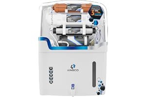 Kinsco Aqua Punch Pro With ISI Mark RO+UV+UF+TDS Adjuster 18 L RO + UV + CU Guard + Alkaline Enhancer + Mineral Water Purifier | White