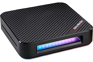 ‎AVERMEDIA AVerMedia Live Gamer Bolt - GC555 Thunderbolt 3 Capture Card, Stream und Aufnahme in 4K60 HDR10, Win 11 und MacOS 10.15, Nicht für Apple Silicon, für PS5, Xbox Series X/S