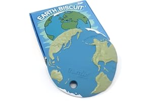 THUMBLE Earth Biscuit Natural Rubber Baby Toy for Teething, Bath time and Sensory Play