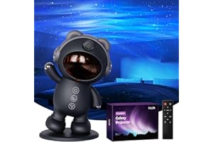 FULEN Galaxy Projector Bedroom Decor,Star Projector Night Light,Sensory Lights Ceiling Projector, LED Lights for Teens Room Decor, Black