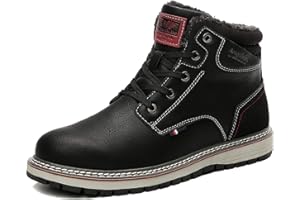 AX BOXING Buty Zimowe Męskie Trekkingowe Wędrowne Obuwie Pieszy Wędrówki Śniegowe Ciepły Podszewką Antypoślizgowe Rozmiar 41-46