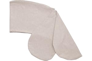 ‎SUGARAPPLE Sugarapple Stillkissen Bezüge, Stillkissenbezug 170 cm für alle Stillkissen 170 cm | Bezug Stillkissen klein 100% Baumwolle Öko Tex Standard | Mit Liebe in Deutschland genäht |Uni Beige