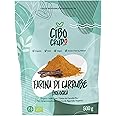 Farina di Carrube Bio e Cruda - 500g. Farina di Semi di Carrube Alimentare Senza Glutine Per Gelati. Farina di Polpa di Carru